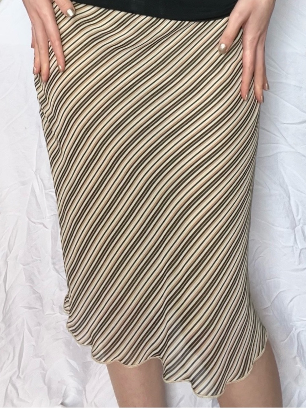 🖤Vintage // Diagonal Striped Skirt🖤